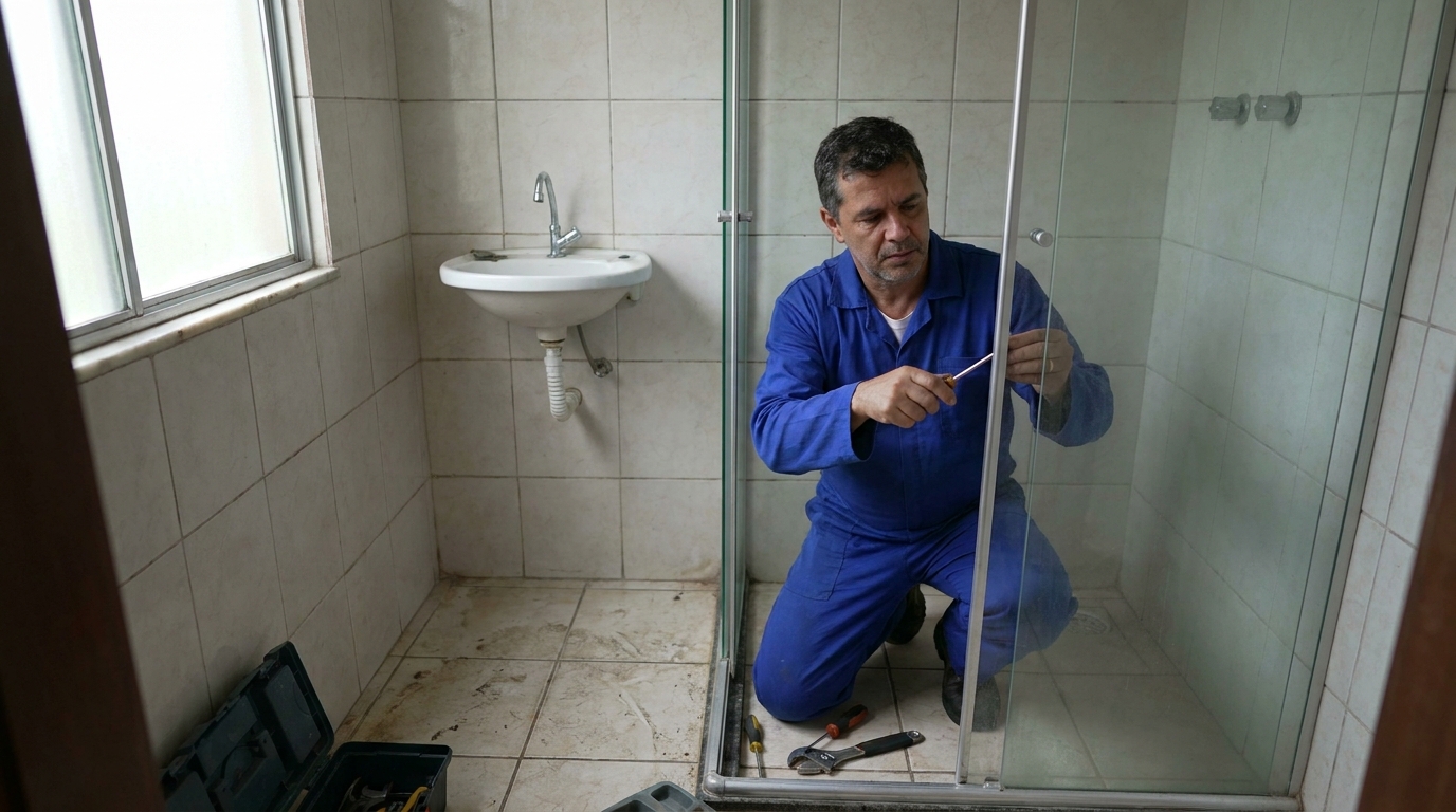 Troca de Roldanas e Trilhos no Mar Azul, Serra‑ES